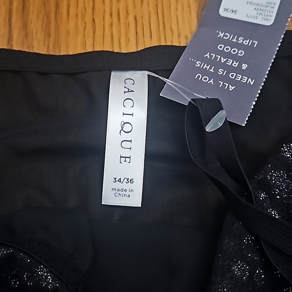 ❌❌❌ SOLD ❌❌❌ NWT Cacique Seriously Sexy Babydoll 2-Piece Lingerie Set/ 34-36 - Picture 7 of 12